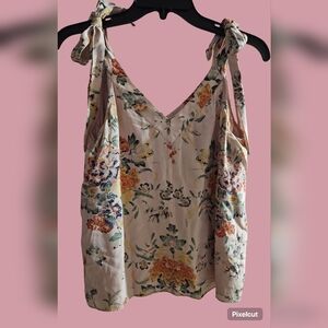 Rebecca Taylor SILK Pink Floral Camisole | SIZE 6